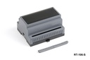 RT-106-S DIN Rail Enclosure Dark Gray 