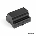 RT-106-S DIN Rail Behuizing Zwart