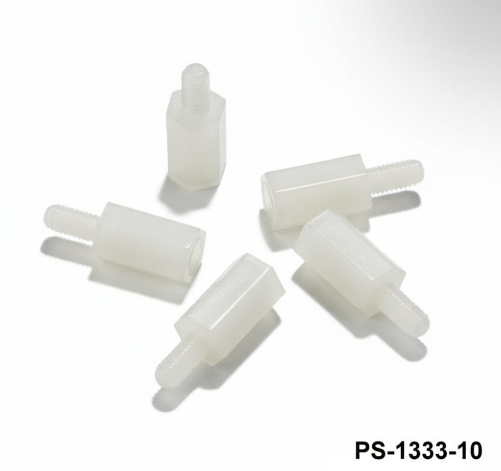 PS-1333 Erkek-Dişi M3 Plastik Yükseltme Parçası