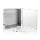 EC-3535 IP-67 Plastik Pano (Açık Gri, Montaj Plakasız, Şeffaf Kapak, Kalınlık 150mm)+