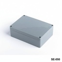 [SE-050-0-0-D-0] SE-050 IP-67 Contalı Kutu (Koyu Gri, ABS, Düz Kapak, HB)