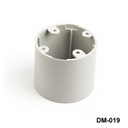 [DM-019-0-0-G-0] DM-019 Sıva Üstü Sensör Kabı (Açık Gri)+