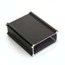 AL-125 Alüminyum Profil Kutu Siyah