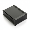 AL-125 Siyah Alüminyum Profil Kutu Siyah Kapak