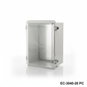 EC-3040-20 Şeffaf Kapak IP-67 Plastik Pano