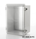 EC-3040-20 Şeffaf Kapak IP-67 Plastik Pano