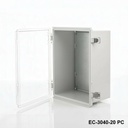 EC-3040-20 Şeffaf Kapak IP-67 Plastik Pano+
