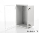 EC-3040-20 Şeffaf Kapak IP-67 Plastik Pano+