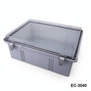 EC-3040-16 Şeffaf Kapak IP-67 Plastik Pano
