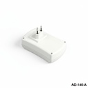 AD-140 Adaptör Kutusu (Açık Gri, Topraksız Fiş)