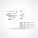 Desenho técnico YP-3300