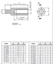 YP-3400 Technical Drawing