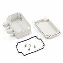 [TB-1065-0-2-G-V0] TB-1065 Rakorlu IP-67 Bağlantı Kutusu (Açık Gri, 2 Rakorlu, V0) Detay