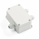 [TB-1065-0-3-G-V0] TB-1065 Rakorlu IP-67 Bağlantı Kutusu (Açık Gri, 3 Rakorlu, V0) Yan