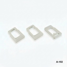 A-102 Zatrzask na szynę DIN biały