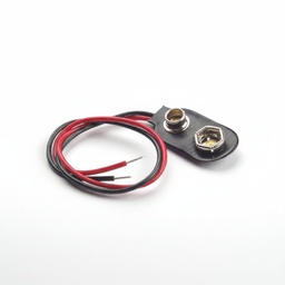 9V Battery Snap (Wired from Side) (PVC-VINYL)