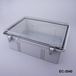 EC-3040 IP67 Hinged Plastic Enclosure