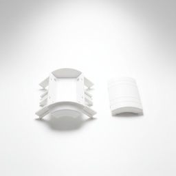 DE-060-K Plastic Corner White