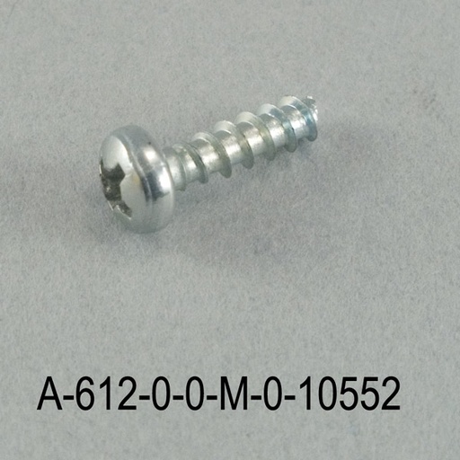 [A-612-0-0-M-0] Śruba 3,5x12 mm YSB PLS metaliczny szary