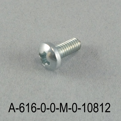 [A-616-0-0-M-0] 3,5x8 mm YSB 金属灰色螺钉