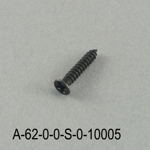 [A-62-0-0-S-0] Tornillo negro YHB SC de 2,2x13 mm