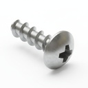 2.5x9 mm Pan Head 5.5mm PH Plastic Screw - Blunt End