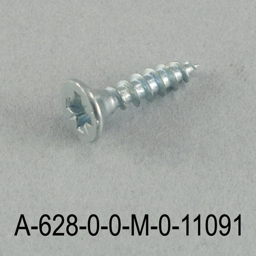 [A-628-0-0-M-0] Винт 3,5x16 мм YHB SC Metallic Gray