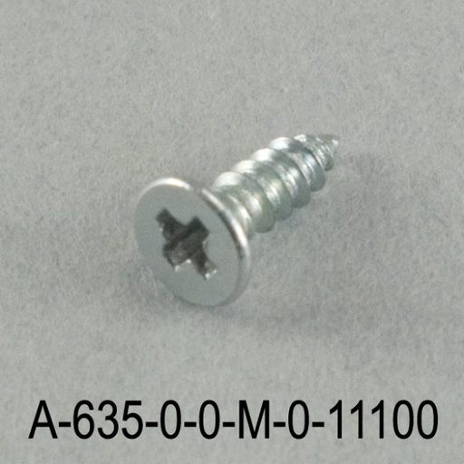 [A-635-0-0-M-0] Tornillo YHB SC gris metalizado de 2,9x9,5 mm