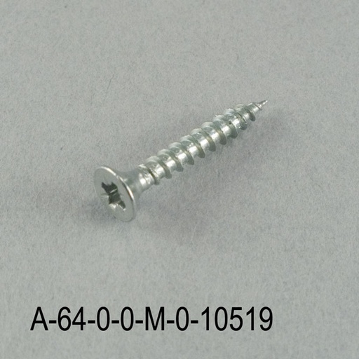 [A-64-0-0-M-0] Śruba 3x20 mm YHB SC metaliczny szary