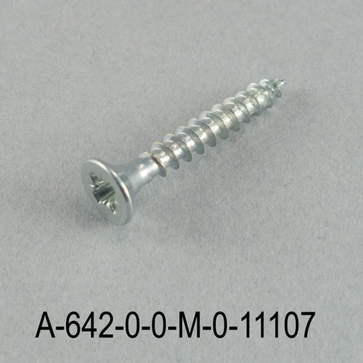 [A-642-0-0-M-0] Винт 3,5x25 мм YHB SC Metallic Gray
