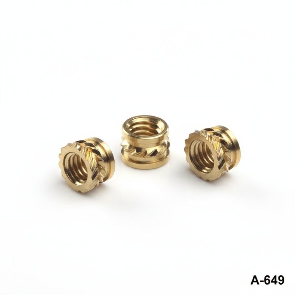 A-649-M4 4mm Brass Threaded Insert | ALTINKAYA Electronic Enclosures ...