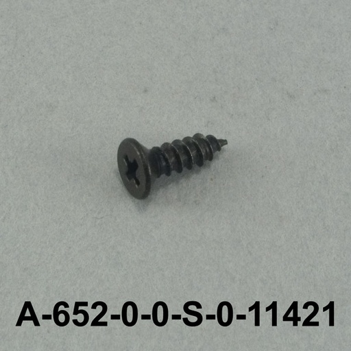 [A-652-0-0-S-0] A-652 2,9x9,5 mm YHB SC Schwarz Schraube