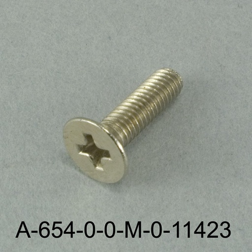 [A-654-0-0-M-0] Śruba M4x15 mm YHB Metrik metalicznoszara